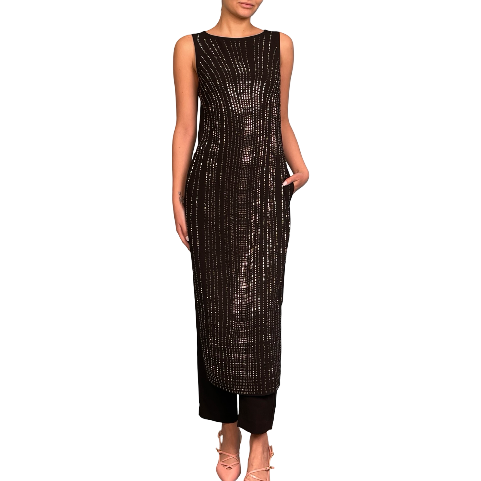 strapless open back dress La Lune Lace Back Maxi Dress | Lemon | Dresses